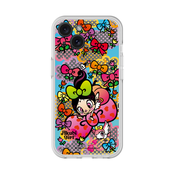 分離ケース［ アクビガール - フラワーリボン ］