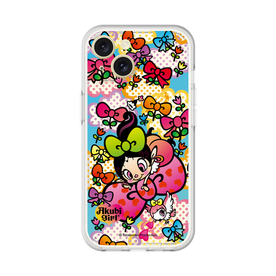 分離ケース［ アクビガール - フラワーリボン ］