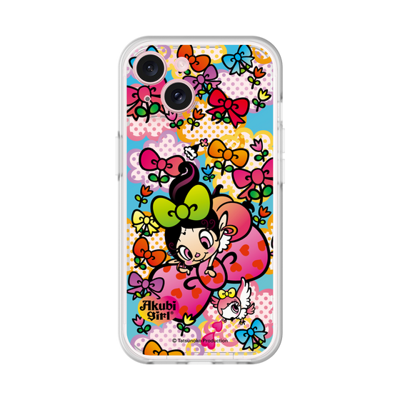 分離ケース［ アクビガール - フラワーリボン ］