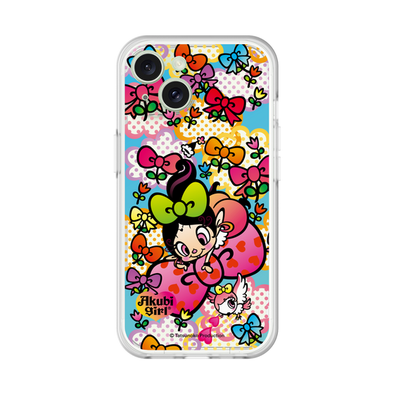 分離ケース［ アクビガール - フラワーリボン ］