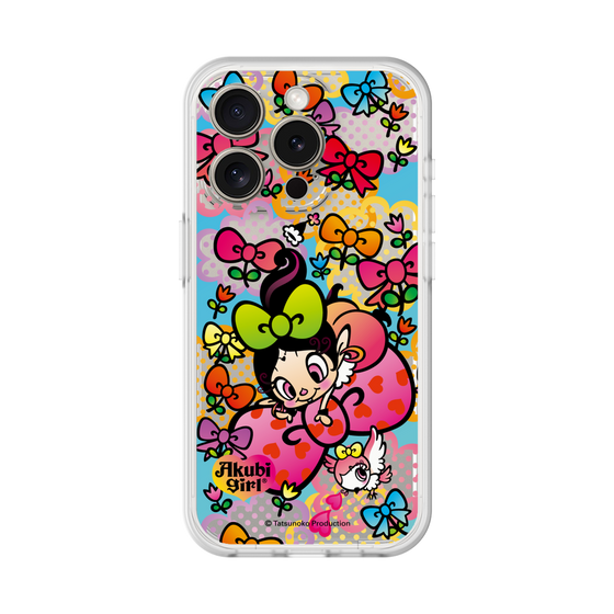 分離ケース［ アクビガール - フラワーリボン ］