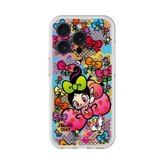 分離ケース［ アクビガール - フラワーリボン ］