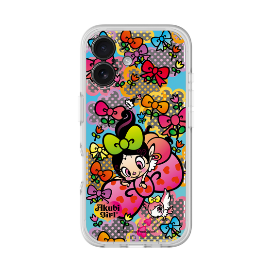 分離ケース［ アクビガール - フラワーリボン ］
