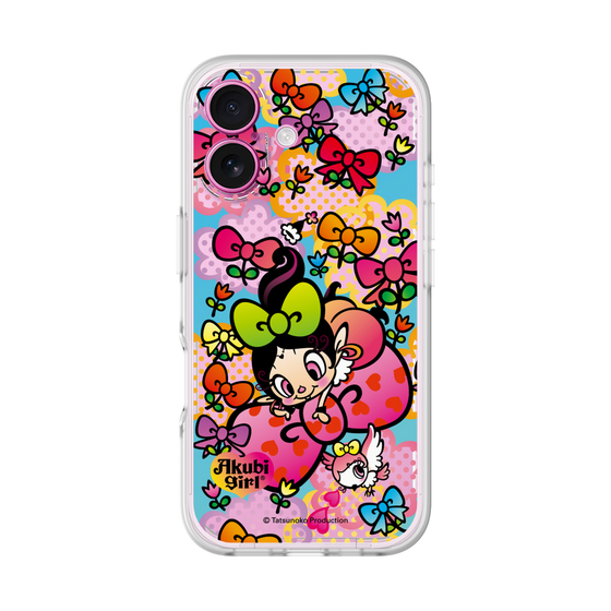 分離ケース［ アクビガール - フラワーリボン ］