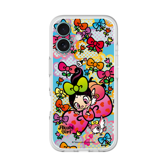 分離ケース［ アクビガール - フラワーリボン ］