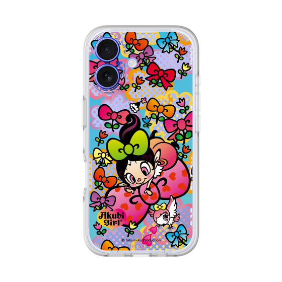 分離ケース［ アクビガール - フラワーリボン ］