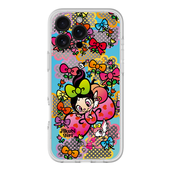 分離ケース［ アクビガール - フラワーリボン ］