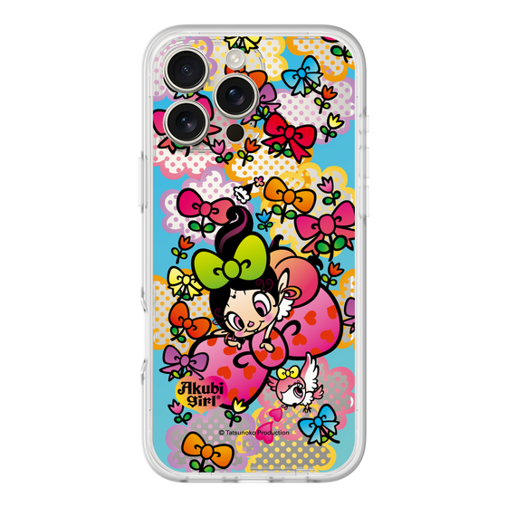 分離ケース［ アクビガール - フラワーリボン ］