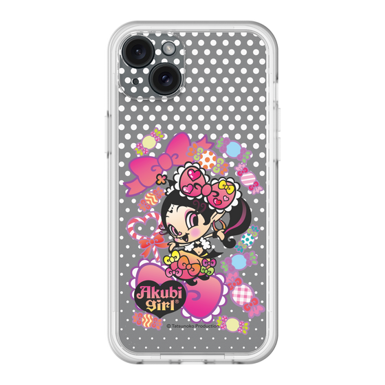 スリムプロテクションプレミアムケース［ アクビガール - キャンディーリボン ］