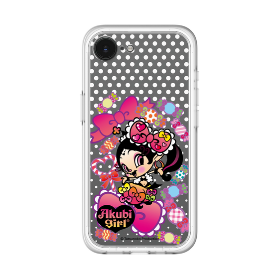 スリムプロテクションプレミアムケース［ アクビガール - キャンディーリボン ］