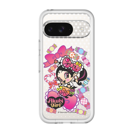 スリムプロテクションプレミアムケース［ アクビガール - キャンディーリボン ］