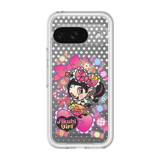 スリムプロテクションプレミアムケース［ アクビガール - キャンディーリボン ］