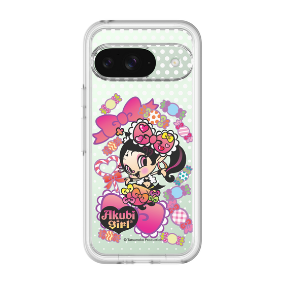 スリムプロテクションプレミアムケース［ アクビガール - キャンディーリボン ］