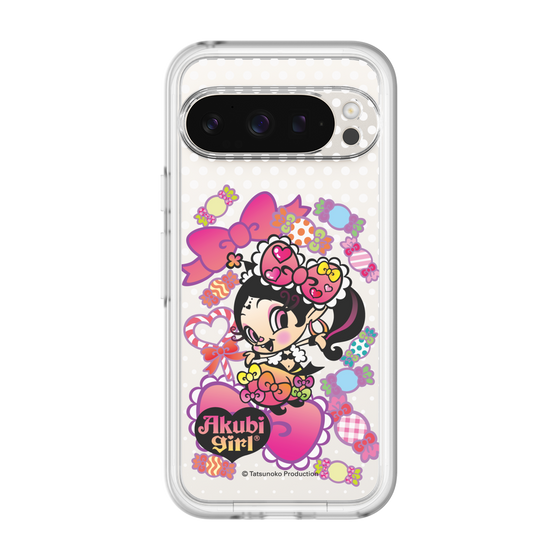 スリムプロテクションプレミアムケース［ アクビガール - キャンディーリボン ］
