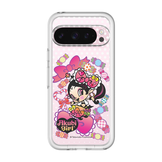 スリムプロテクションプレミアムケース［ アクビガール - キャンディーリボン ］