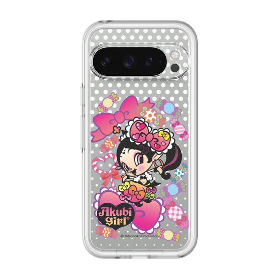 スリムプロテクションプレミアムケース［ アクビガール - キャンディーリボン ］
