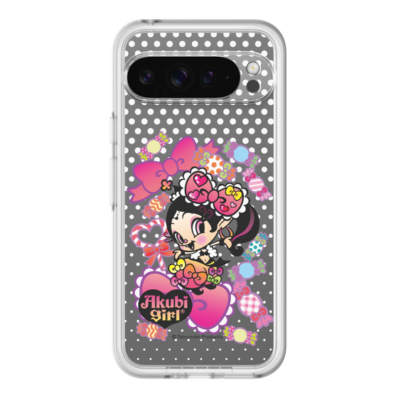スリムプロテクションプレミアムケース［ アクビガール - キャンディーリボン ］