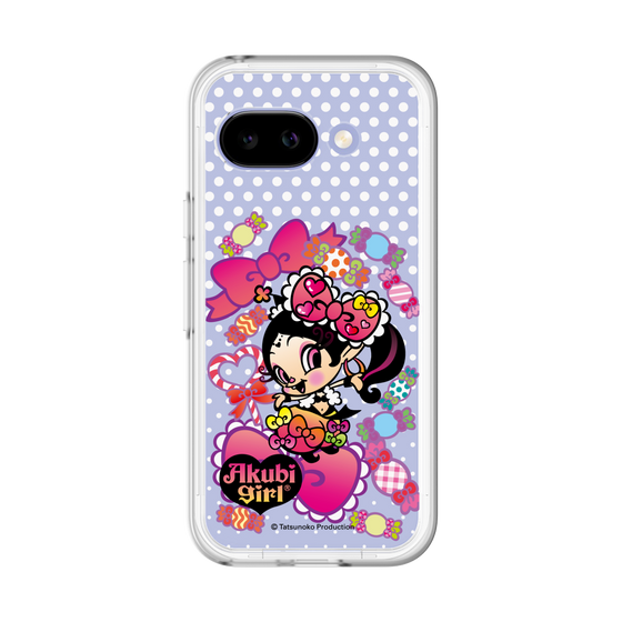 スリムプロテクションプレミアムケース［ アクビガール - キャンディーリボン ］