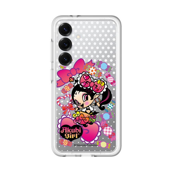 スリムプロテクションプレミアムケース［ アクビガール - キャンディーリボン ］