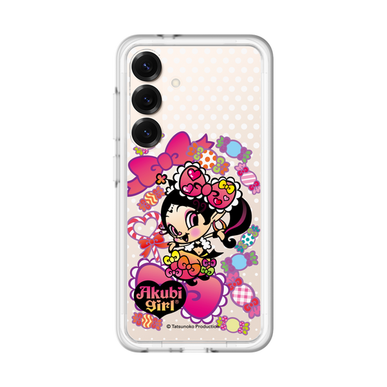 スリムプロテクションプレミアムケース［ アクビガール - キャンディーリボン ］