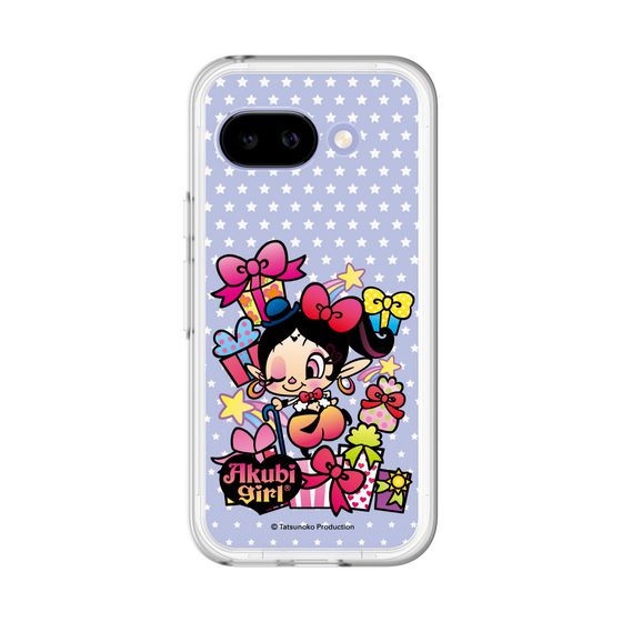スリムプロテクションプレミアムケース［ アクビガール - プレゼントリボン ］