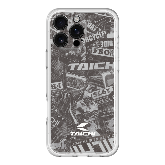 スリムプロテクションプレミアムケース［ TAICHI - NEWS BLACK ］