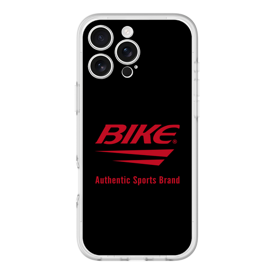 スリムプロテクションプレミアムケース［ BIKE ATHLETIC - ロゴ - Black ］