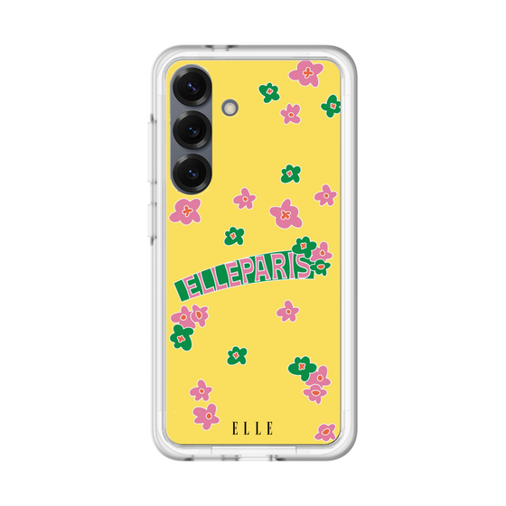 スリムプロテクションプレミアムケース［ ELLE - フラワー ］