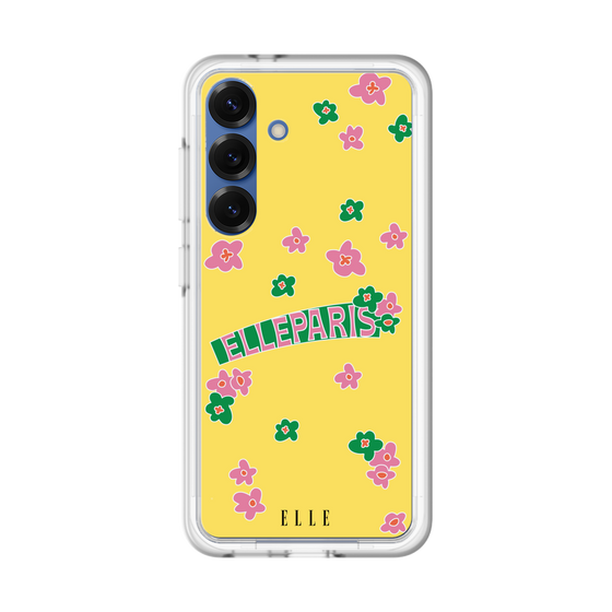 スリムプロテクションプレミアムケース［ ELLE - フラワー ］