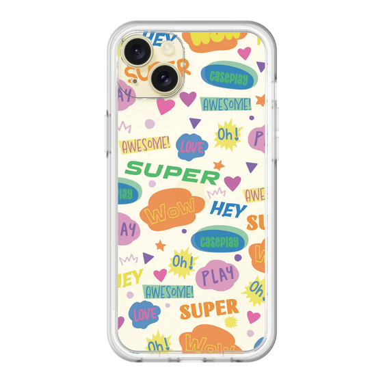 スリムプロテクションプレミアムケース［ オリジナル - カラフルモジ ］