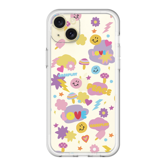 スリムプロテクションプレミアムケース［ オリジナル - LOVE & PEACE ］