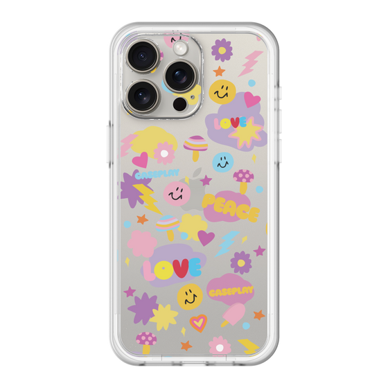 スリムプロテクションプレミアムケース［ オリジナル - LOVE & PEACE ］