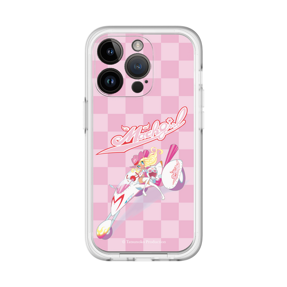 スリムプロテクションプレミアムケース［ マッハガール - チェック ］