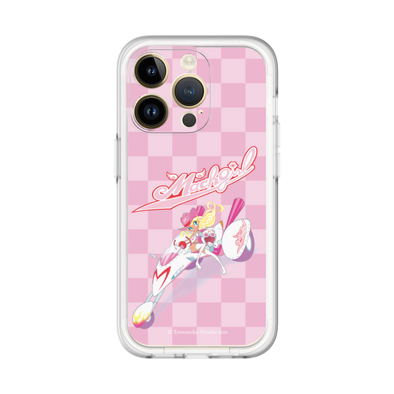 スリムプロテクションプレミアムケース［ マッハガール - チェック ］