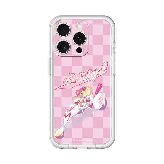 スリムプロテクションプレミアムケース［ マッハガール - チェック ］