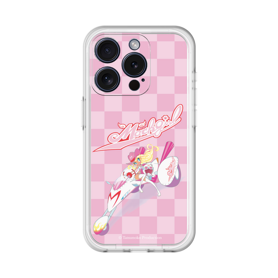 スリムプロテクションプレミアムケース［ マッハガール - チェック ］