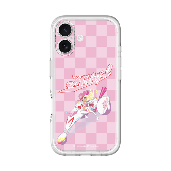 スリムプロテクションプレミアムケース［ マッハガール - チェック ］