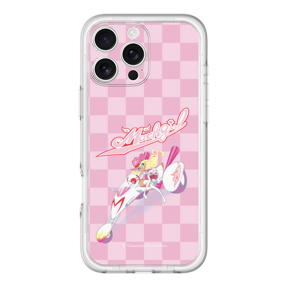 スリムプロテクションプレミアムケース［ マッハガール - チェック ］