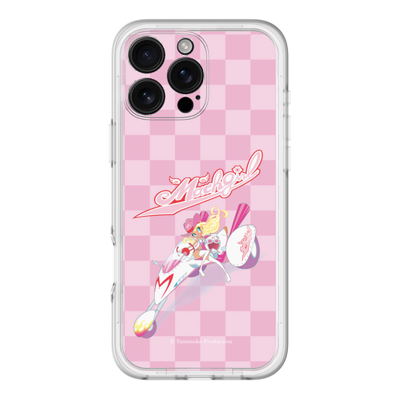 スリムプロテクションプレミアムケース［ マッハガール - チェック ］