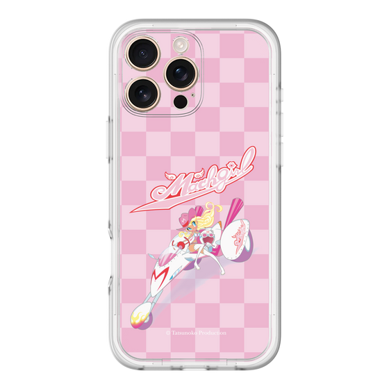 スリムプロテクションプレミアムケース［ マッハガール - チェック ］