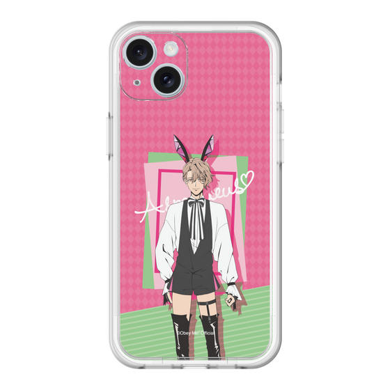 スリムプロテクションプレミアムケース［ Obey Me! - バニー衣装 - アスモデウス ］