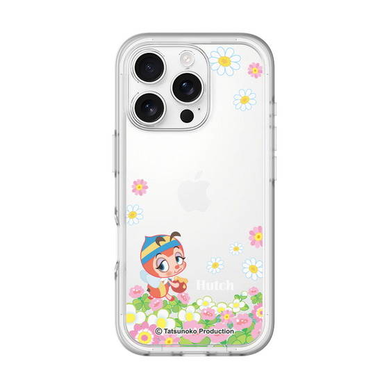 スリムプロテクションプレミアムケース［ 昆虫物語 みなしごハッチ - 花 ］