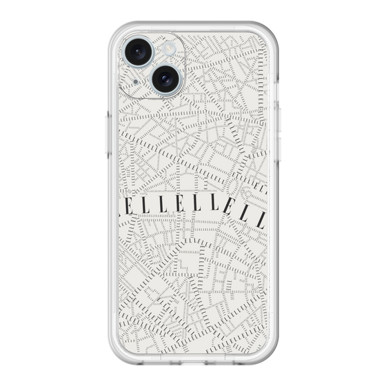 スリムプロテクションプレミアムケース［ ELLE - マップ ］