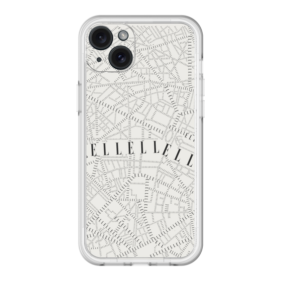スリムプロテクションプレミアムケース［ ELLE - マップ ］
