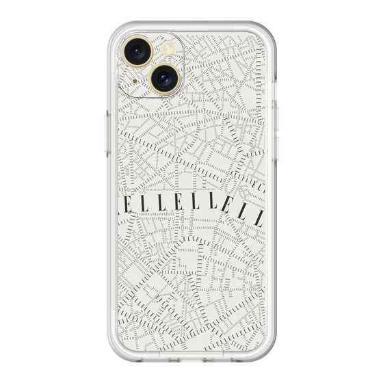 スリムプロテクションプレミアムケース［ ELLE - マップ ］