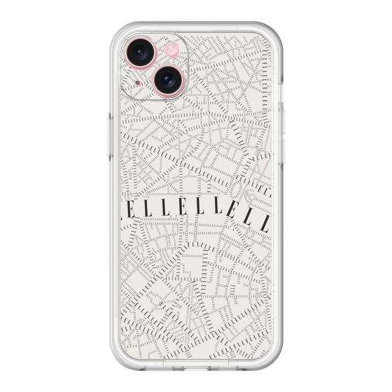 スリムプロテクションプレミアムケース［ ELLE - マップ ］