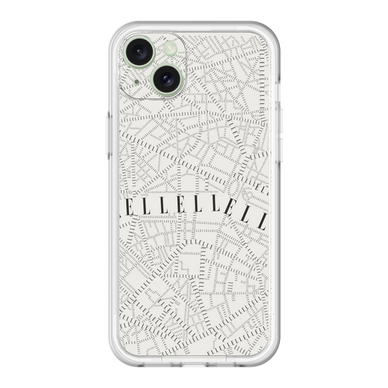 スリムプロテクションプレミアムケース［ ELLE - マップ ］