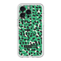 スリムプロテクションプレミアムケース［ ELLEgirl - レオパード - Green ］