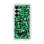 スリムプロテクションプレミアムケース［ ELLEgirl - レオパード - Green ］