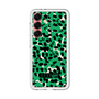 スリムプロテクションプレミアムケース［ ELLEgirl - レオパード - Green ］